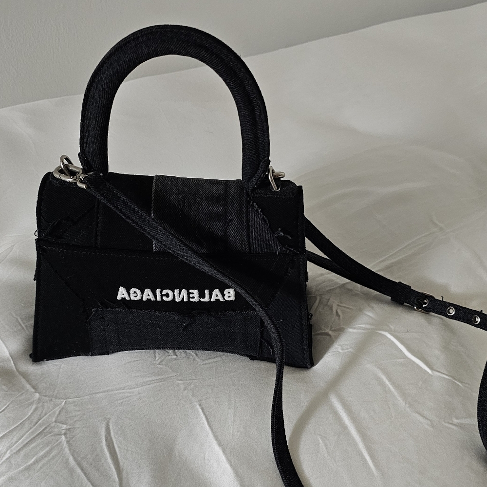 Patchwork Hourglass Handbag - image 1